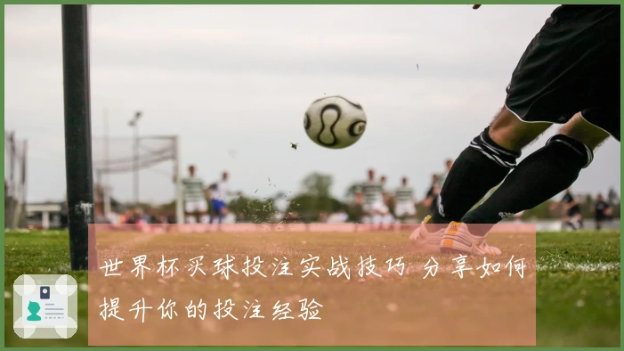 世界杯买球投注实战技巧 分享如何提升你的投注经验